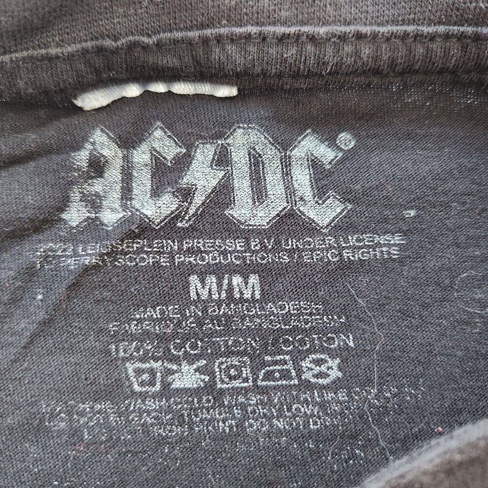 AC/DC "Highway To Hell" Band Tee Shirt Black Short Sleeves Music Concert M - Picture 3 of 6
